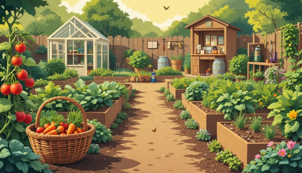 Créer un potager vivrier