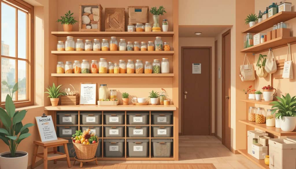 Stock alimentaire pour appartement