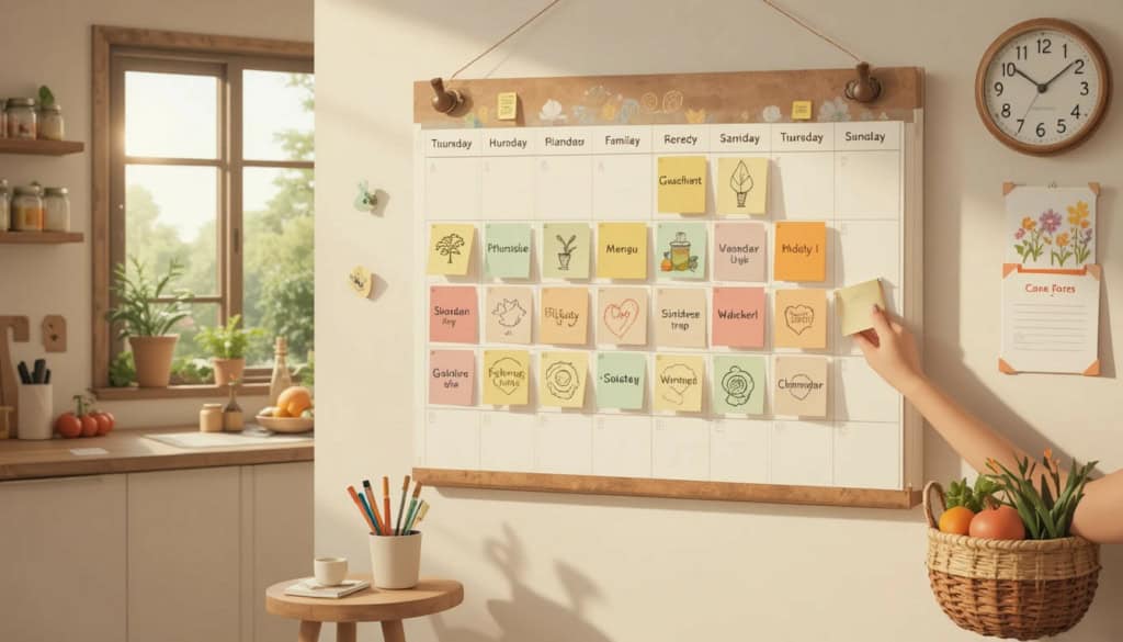 créer un planning familial résilient sans se laisser déborder