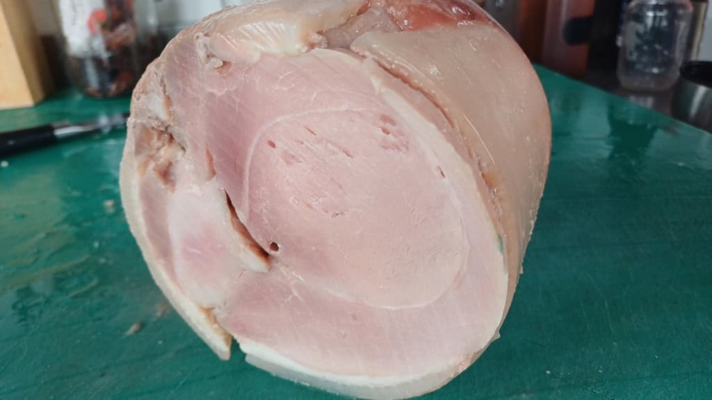 jambon blanc maison sous presse