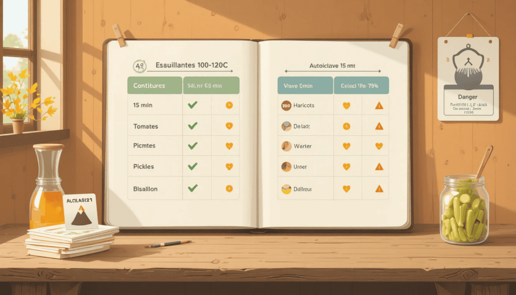 Durée de conservation des bocaux stérilisés