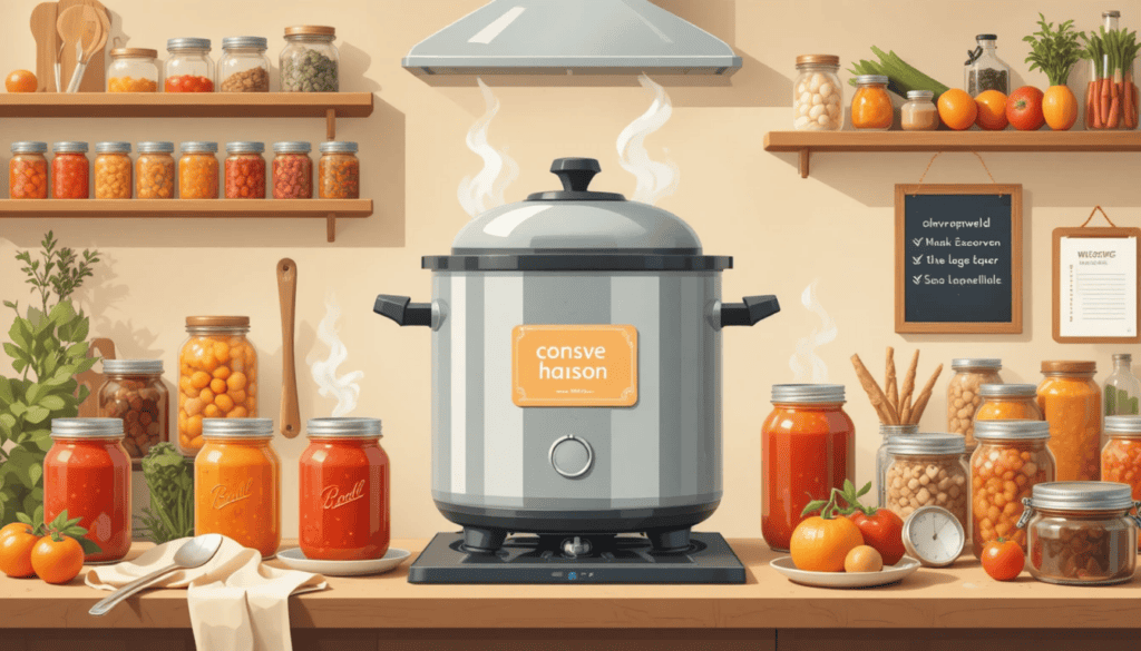 Stérilisation en cocotte-minute