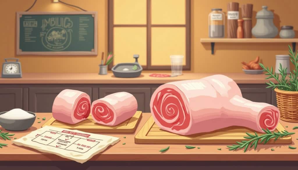 choisir cuisse de porc jambon cru maison