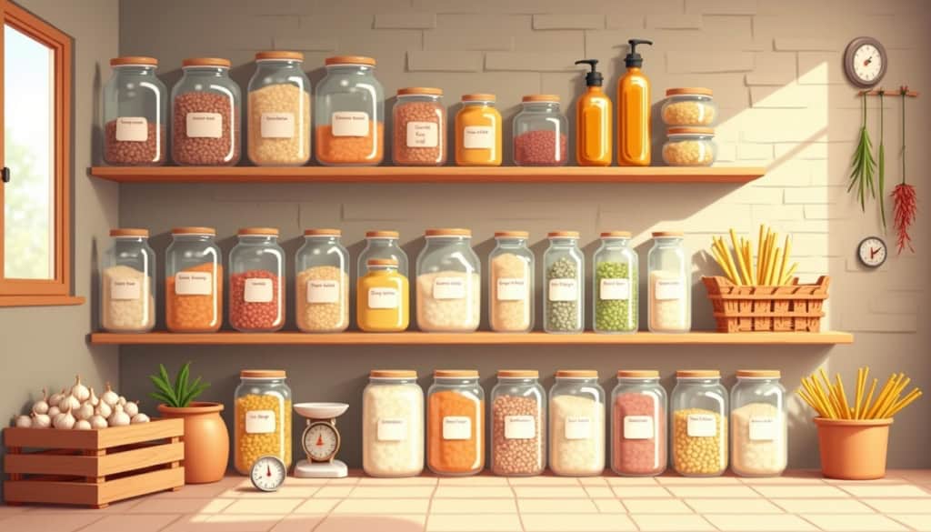 Top 30 aliments à stocker pour tenir 3 mois — classement calories, prix et durée de conservation